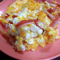 こうのとりヒロシ's cooksnap of when they made 長ネギとカニカマ卵のサッと炒め☆.