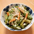 もんしゅしゅ's cooksnap of when they made ゴーヤ・きゅうり・カニカマの酢の物.