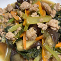 けんよこ's cooksnap of when they made ナスと小松菜の中華炒め.