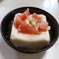 sunbright's cooksnap of when they made トマトとわさびの冷奴.