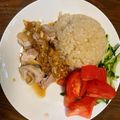 ずはずは☆'s cooksnap of when they made 絶品ダレの簡単炊飯カオマンガイ.