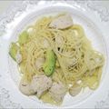よっちゃん835's cooksnap of when they made チキンとアボカドのガーリックレモンパスタ.