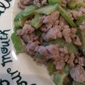 あき姫ちゃん's cooksnap of when they made ゴーヤとひき肉の味噌炒め.