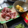 大阪のちゃーちゃん's cooksnap of when they made 簡単で美味しい豚こまといんげんの玉子炒め.