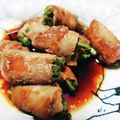 Kありす's cooksnap of when they made ご飯がすすむ甘辛醤油インゲン肉巻.
