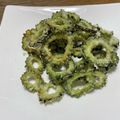 クック6ZC2TW☆'s cooksnap of when they made 緑のカーテンで♪ゴーヤチップス.