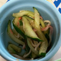タータンのママ's cooksnap of when they made きゅうりとカニカマの酢とごま油和え.