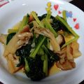 クックJMXHYH☆'s cooksnap of when they made 旨っ！きのこと小松菜の煮浸し.