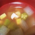 おおかなぼぅ's cooksnap of when they made 健康的♪冬瓜とオクラの野菜だしスープ.