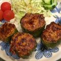 シュレックの嫁's cooksnap of when they made 輪切りピーマンの肉詰め 照り焼き味.