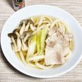 悠愛らぶ☆'s cooksnap of when they made 【めんつゆで】❀舞茸と豚バラ肉うどん❀.