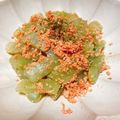 ちリ☆'s cooksnap of when they made 明太子と刺身コンニャクの…パスタ風炒め.