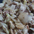 Ｍぱん's cooksnap of when they made ☆簡単♪小松菜と豚挽き肉のオイマヨ炒め☆.