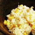 iketa's cooksnap of when they made とうもろこしご飯！料亭の味！.