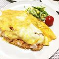 フジぽん's cooksnap of when they made 忙しい朝の＊我が家のオムライス.