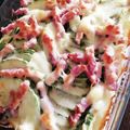 Nöööla♡'s cooksnap of when they made ズッキーニとベーコンのチーズ焼き.