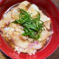 黒いエプロンのタイ人's cooksnap of when they made お店の味♪鯛茶漬け.