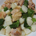 ナーちゃん's cooksnap of when they made 鶏肉と長芋とピーマンのあっさり炒め.