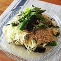 donuts★'s cooksnap of when they made なすオクラみょうがの和風冷製パスタ.