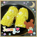 海理ママ's cooksnap of when they made とうもろこし　食べやすい切り方.