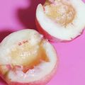 ﾋﾟﾛﾐ♡'s cooksnap of when they made パッカーン！桃の切り方.