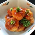 お料理ニャロメ's cooksnap of when they made チリソースの肉団子.