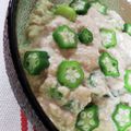 アンドレチッドレ's cooksnap of when they made ✿オクラとツナの白和え✿.