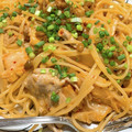 ♡ちょも♡'s cooksnap of when they made ☆にんにくマヨで旨！納豆と豚の和風パスタ.