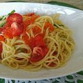 umizarusuki's cooksnap of when they made いくらとトマトのさっぱり和風冷製パスタ.