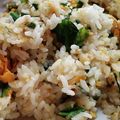 mamin117's cooksnap of when they made レタスの外葉の卵炒飯.
