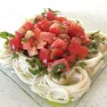 ✩かめたん✩'s cooksnap of when they made 冷凍トマトで☆ひんやりそうめん☆.