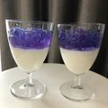 ✩かめたん✩'s cooksnap of when they made 牛乳プリン&バタフライピーティーゼリー.