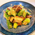 sara0802's cooksnap of when they made あまくち醤油で★オクラのごま和え.