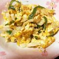 NA−KO☆'s cooksnap of when they made キャベツとピーマンの卵炒め.