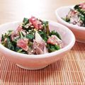 Yukiまむ's cooksnap of when they made さっぱり旨✿さば缶とモロヘイヤの梅和え.
