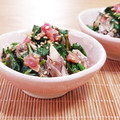 Yukiまむ's cooksnap of when they made さっぱり旨✿さば缶とモロヘイヤの梅和え.