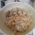 unauna72's cooksnap of when they made 炊飯器で簡単！おかずと一緒にチキンピラフ.