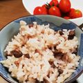 ささゆりの食卓's cooksnap of when they made すぐ炊いちゃう、我が家風、お米のお赤飯。.