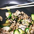 ぽぴぽぴ's cooksnap of when they made あっさり塩味♪キュウリと豚肉の塩昆布炒め.