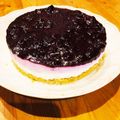 黒柴パラダイス's cooksnap of when they made レアチーズ風ブルーベリーヨーグルトケーキ.