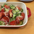 クックH7XEC1☆'s cooksnap of when they made トマトと玉ねぎのシェイクサラダ.