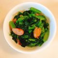 一番星寿美次郎's cooksnap of when they made ♫夏はコレ♫ツルムラサキのマスタード炒め.