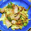 たかはらあゆむ's cooksnap of when they made 野菜とベーコンのカレー炒め.