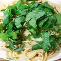 まいあみちゃん's cooksnap of when they made イカ納豆と青じその冷たいスパゲッティー.