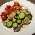 Yokchina's cooksnap of when they made 鶏むね肉とズッキーニの豆板醤炒め.