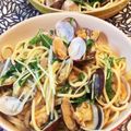 tikariri's cooksnap of when they made スパゲッティー和風ボンゴレ.