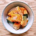 neko＊and…'s cooksnap of when they made かぼちゃのごまミルク煮.