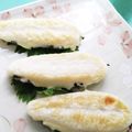 chako106HM's cooksnap of when they made お弁当にもう一品！笹かまシソチーズ焼き.