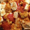 はなぴっち's cooksnap of when they made 豆腐とトマトの中華卵炒め.