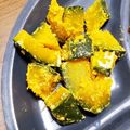 ゆーゅ☆'s cooksnap of when they made 南瓜のごまマヨサラダ♪幼児食・お弁当に♡.